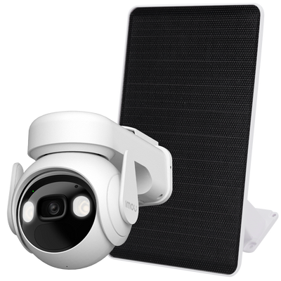 Telecamera Cell PT 4G a Batteria Imou 3 Megapixel - Ottica 3.6 mm / IR 30m / Led bianco - Rilevamento PIR di persone - Movimento e Autotracking / 15000mAh - Include il Pannello Solare 9W - Adatto per esterni IP66