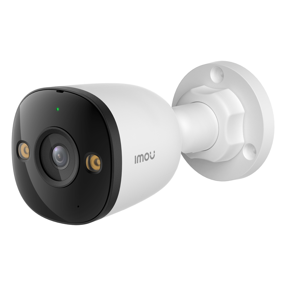 Cámara AOR PS3E 8MP - Conexión PoE - 3.6 mm /  IR + Smart Color - Audio bidireccional / Sirena + Flash - AIGO PLAY / IMOU SENSE  - Apto para exterior / IP66