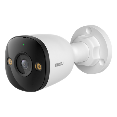 Cámara AOR PS3E 8MP - Conexión PoE - 3.6 mm /  IR + Smart Color - Audio bidireccional / Sirena + Flash - AIGO PLAY / IMOU SENSE  - Apto para exterior / IP66