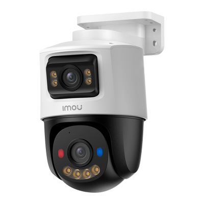 Camera PS70F 5+5MP - Connessione PoE - Doppia Ottica / Autotracking / IR + Full Color - Audio bidirezionale / Sirena + Flash blu-rosso - AIGO PLAY / IMOU SENSE persone e veicoli  - Per esterni / IP66