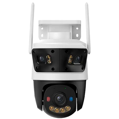 Imou Telecamera Wifi a Tripla Ottica PT 11 MP - AOR (Always On Record) / Algo Play - 5MP+3MP+3MP / IR 30m - Rilevamento di persone e suoni - Audio Bidirezionale / Sirena - Supporta 2 schede microSD (max. 1024GB)