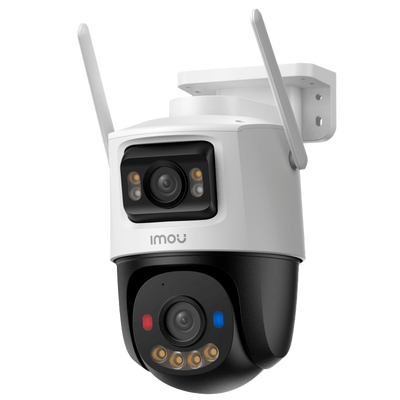 Telecamera Wifi Doppia Ottica PT Imou 8 MP - Doppia ottica: Panoramica e PT mobile - Visione notturna Aurora Full Color con IA - Rilevamenti Smart Imou Sense integrati  - Caricamento degli algoritmi su richiesta (AlgoPlay) - App Imou Life
