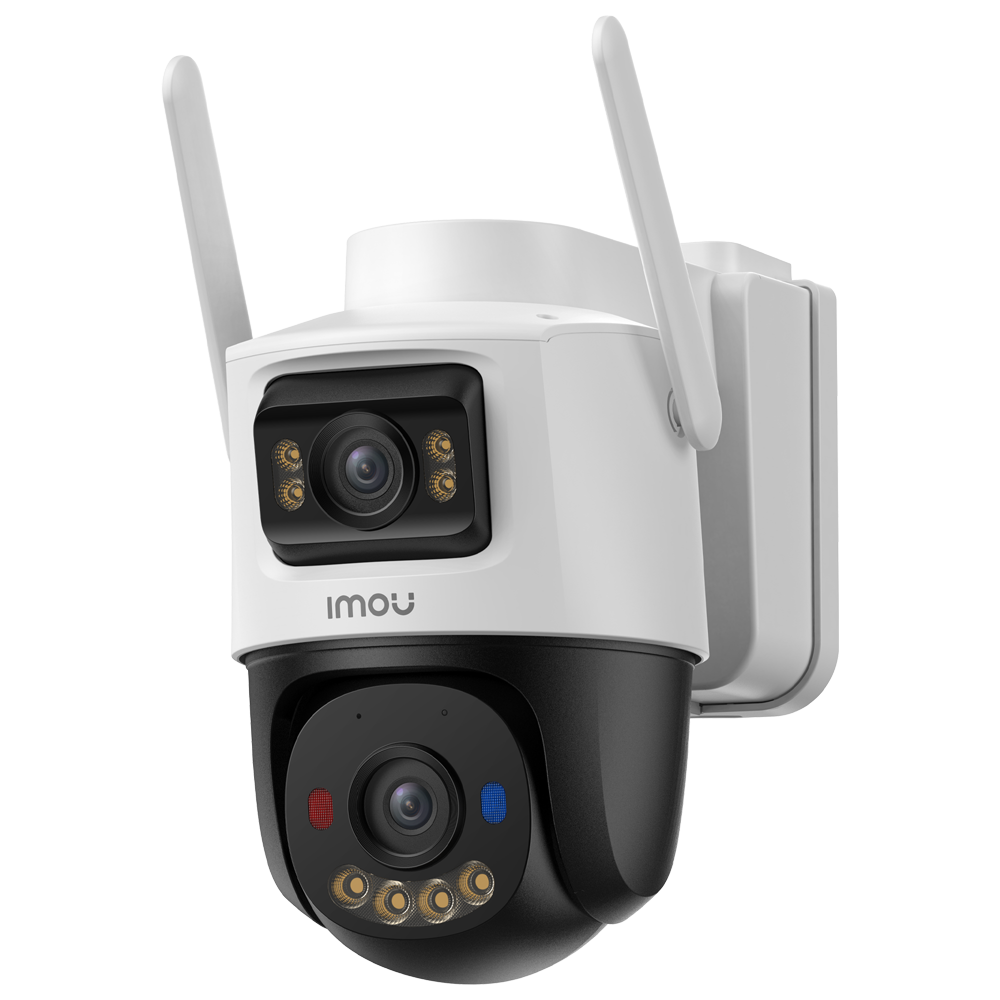 Cámara AOV Dual 5MP+5MP - 4G+SIM / WiFi/ 10000 mAh - 3.6mm / Autotracking / IR + Full-color - Audio bidireccional / Sirena + Flash azul-rojo - IMOU SENSE humanos + 128GBSD  - Apta para exterior