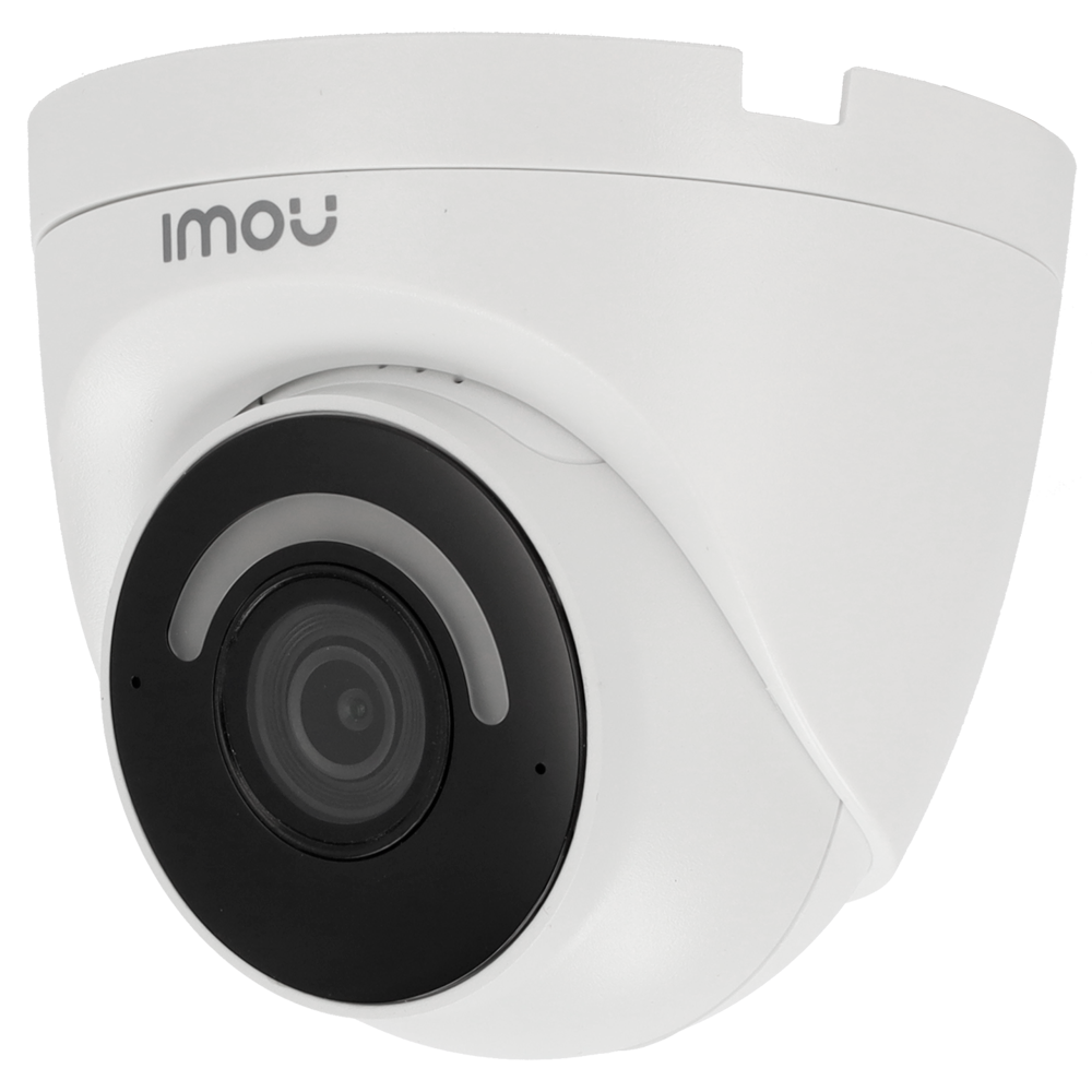 Telecamera Wifi Imou 2 Megapixel - Formato Turret / Luce di dissuasione a LED - Lente 3.6mm / IR 30m - Rilevamento di persone e suoni - Audio Bidirezionale / Sirena - App Imou Life
