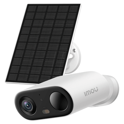 Telecamera Wifi Imou 3 Megapixel - Batteria 5000 mAh + Pannello solare - Lente 2.8 mm / IR 15 m - Rilevamento PIR + Persone - Audio bidirezionale / Sirena - Adatto per esterni IP65