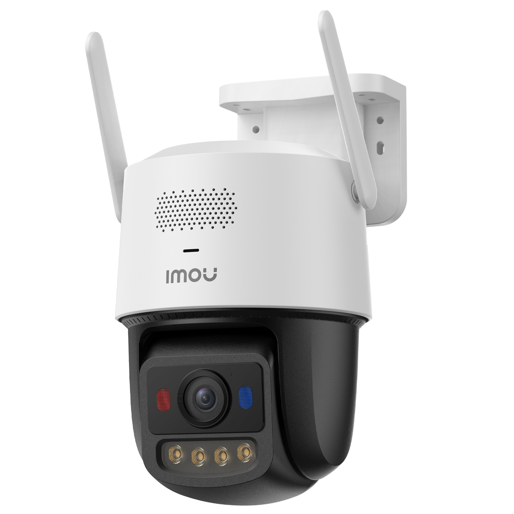 Cámara motorizada Titan Pro 6MP - WiFi 6 - 3.6 mm / Autotracking /IR + AURORA - Audio bidireccional / Sirena + Flash azul-roja - IMOU SENSE / Detección humanos - Apto para exterior