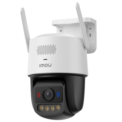 Cámara motorizada Titan Pro 6MP - WiFi 6 - 3.6 mm / Autotracking /IR + AURORA - Audio bidireccional / Sirena + Flash azul-roja - IMOU SENSE / Detección humanos - Apto para exterior