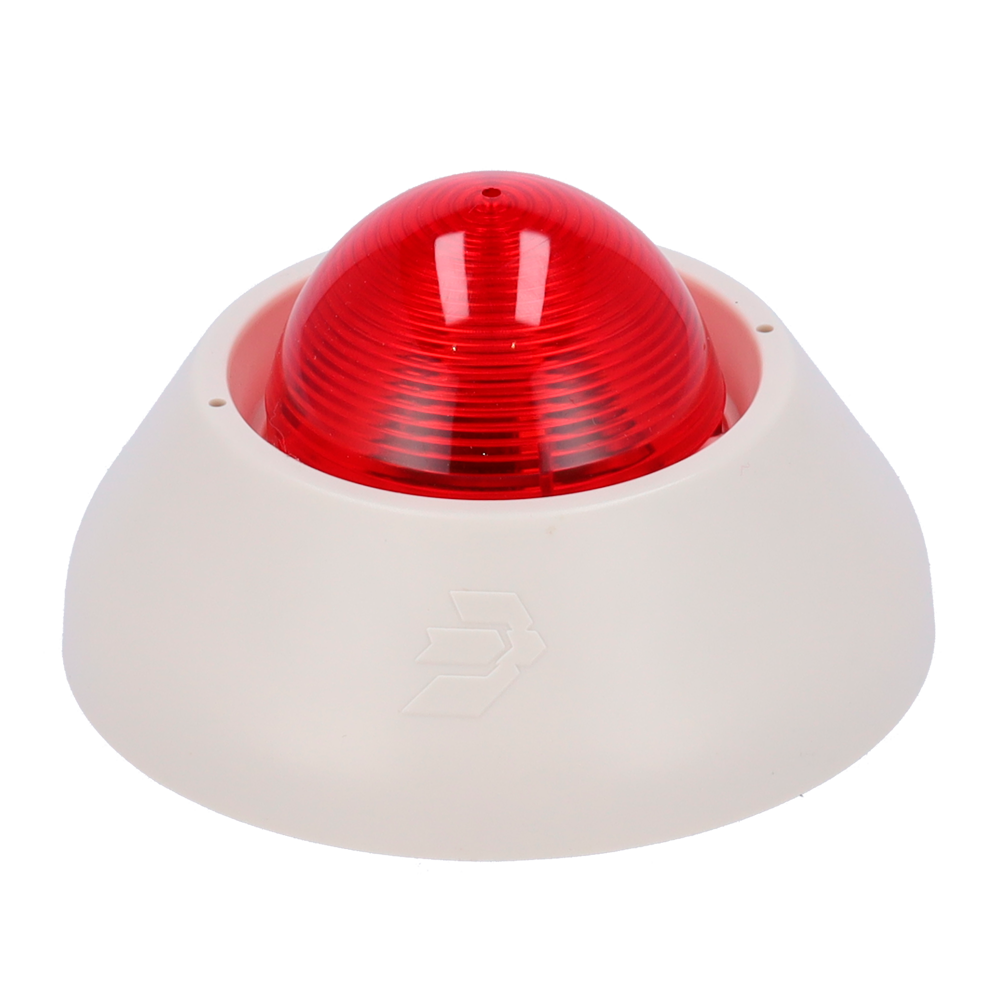 Sirena analogica Jade Bird - Elevata potenza di uscita 100 dB(A) @ 1m - Richiede un'alimentazione ausiliaria da 24 VDC - Non include base - Installazione per interni - Certificato EN 54-3