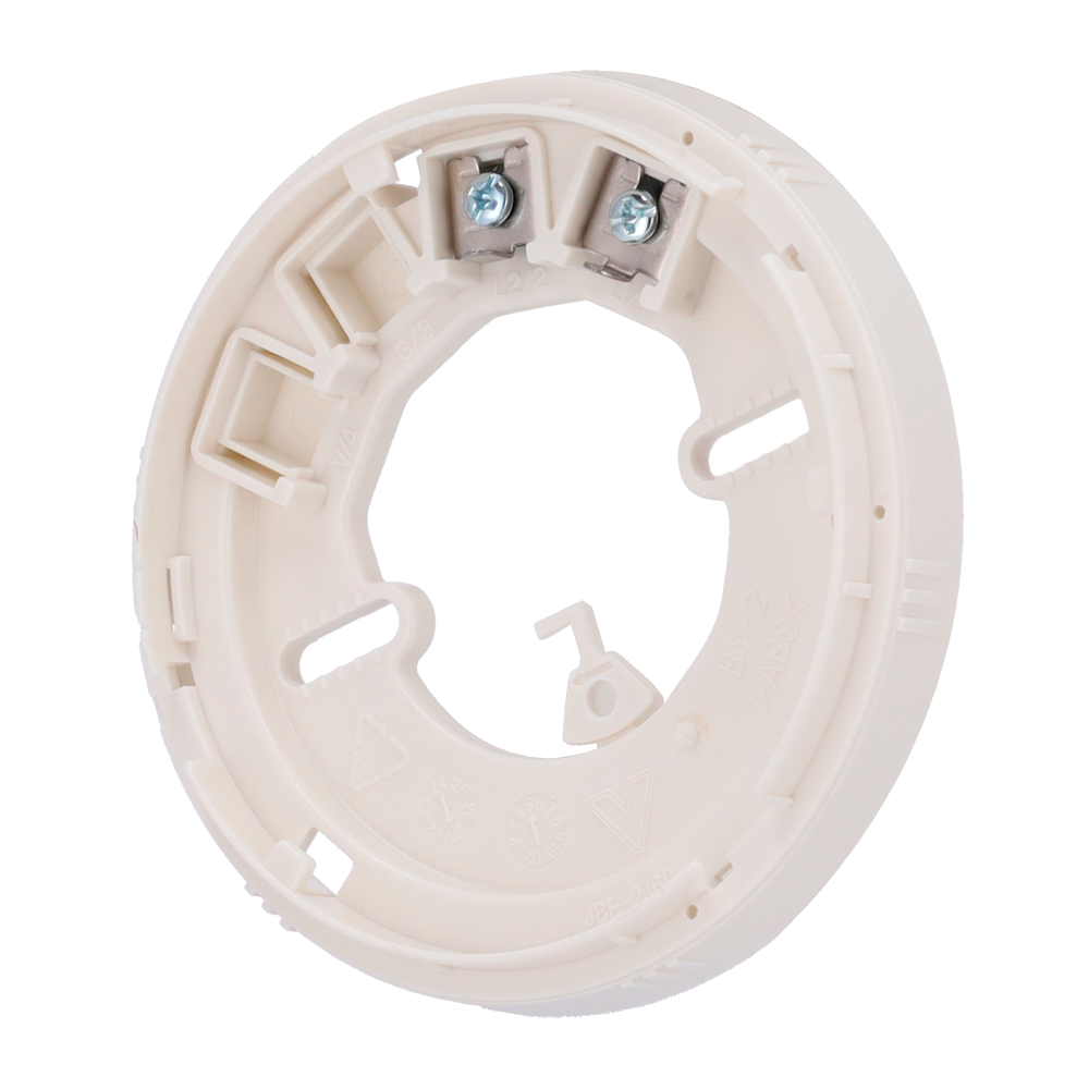 Base di connessione Jade Bird - Base di 2 terminali - Collegamento senza polarità - Compatibile con rilevatori e sirene JBE-2235 -  Base di montaggio a basso profilo