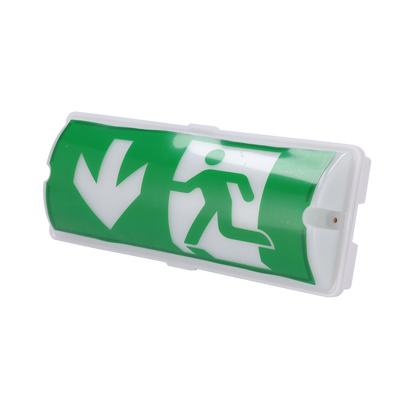 FENIVA | Luce LED per uscita di emergenza - Resistente al fuoco  - Batteria con autonomia fino a 3h - Grado di protezione P65