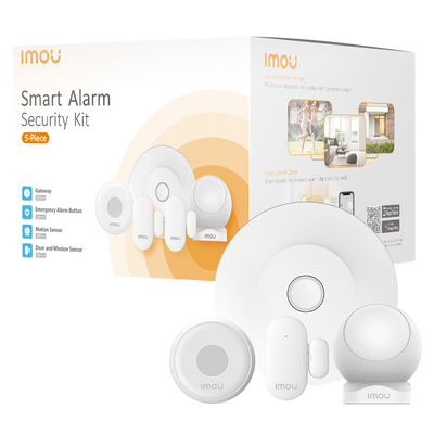 Imou kit di allarme domotico Wireless - Controller di Allarme domotico - Zigbee 3.0 / WiFi 2.4 GHz - Gestione dall'App - Fino a 32 dispositivi - Adatta per interni