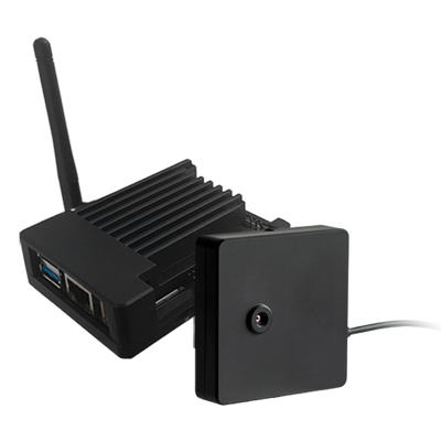 KIT Telecamera termográfica + Mini PC Android - Misurazione della temperatura corporea in tempo reale - Risoluzione termica 256x192 | Precisione ±0.5ºC - Sensibilità termica ≤50mK - Misurazione della temperatura su volti fino a 2 m di distanz...