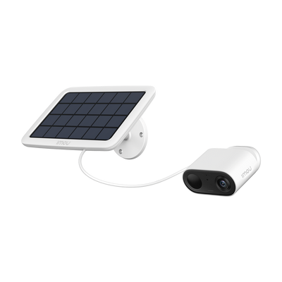 Telecamera Wifi Imou 3 Megapixel - Batteria 5000 mAh + Pannello solare - Lente 2.8 mm / IR 7 m - Rilevamento PIR + Persone - Audio bidirezionale / Sirena - Adatto per esterni IP65