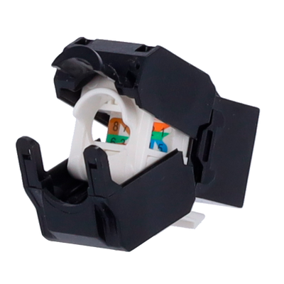 Connettore per cavi UTP - Connettore uscita RJ45 - Compatibile UTP categoria 6A - Facile installazione senza necessità di strumenti - Poche perdite