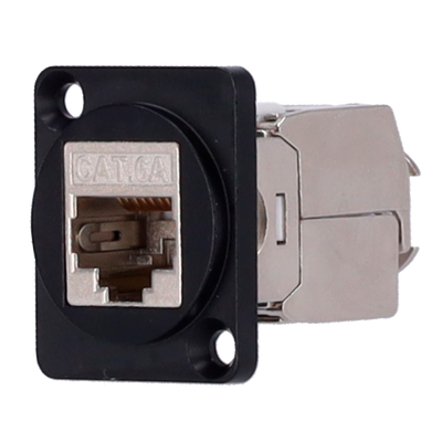 Connettore per cavi UTP - Connettore uscita RJ45 - Compatibile UTP categoria 6 - Facile installazione senza necessità di strumenti - Compatibile con i pannelli XLR