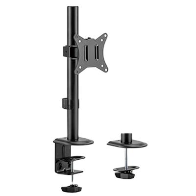 Palo per monitor - Installazione a tavolo - Carico massimo 9Kg - Inclinazione -45º +45º - VESA 75x75 - VESA 100x100mm