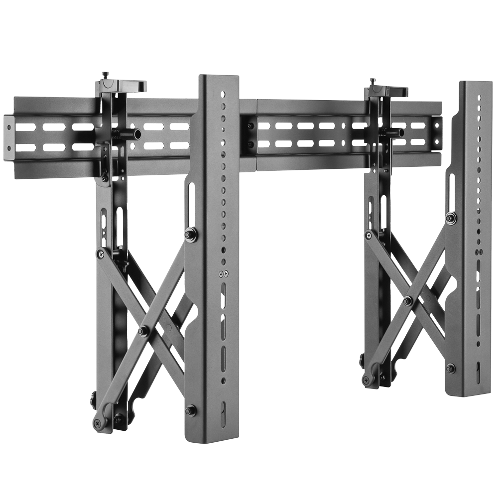 Staffa per videowall - Peso supportato 45 Kg - VESA 800x400 - Distanza dalla parete 68~215mm - Regolazione del livello +/-3°