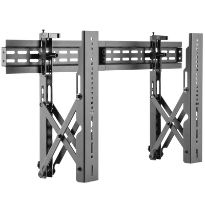 Staffa per videowall - Peso supportato 45 Kg - VESA 800x400 - Distanza dalla parete 68~215mm - Regolazione del livello +/-3°