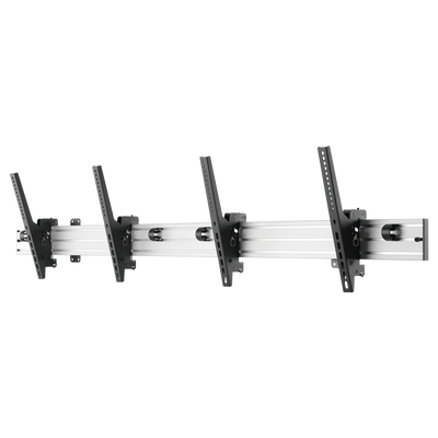 Soporte para videowall - Disposición 2x1 - Peso soportado 50 Kg/monitor - VESA 600x400/monitor - Distancia a la pared 100mm - Inclinación
