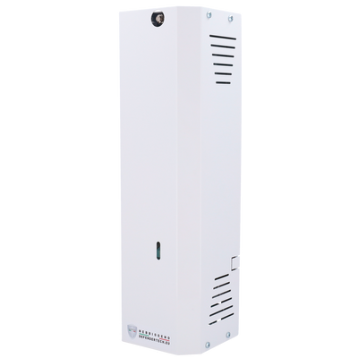 Nebbiogeno Defendertech - 2 relè Ajax installati per l'attivazione e lo sparo - 200 m3 in 60" - Batteria non inclusa - Fino a 3.5 minuti di capacità - Non lascia tracce dopo l'erogazione della nebbia