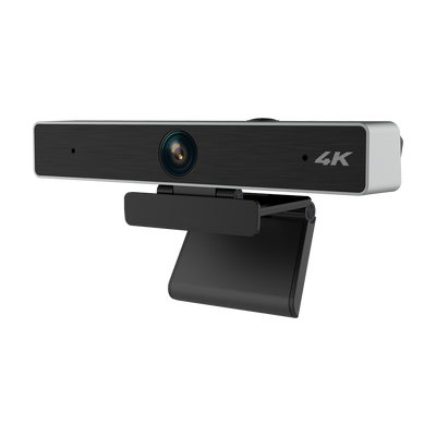 Nivian Telecamera USB - Risoluzione 4K (3840x2160) - Angolo di visione 120° - Doppio microfono integrato - Auto framing - Plug &amp; Play