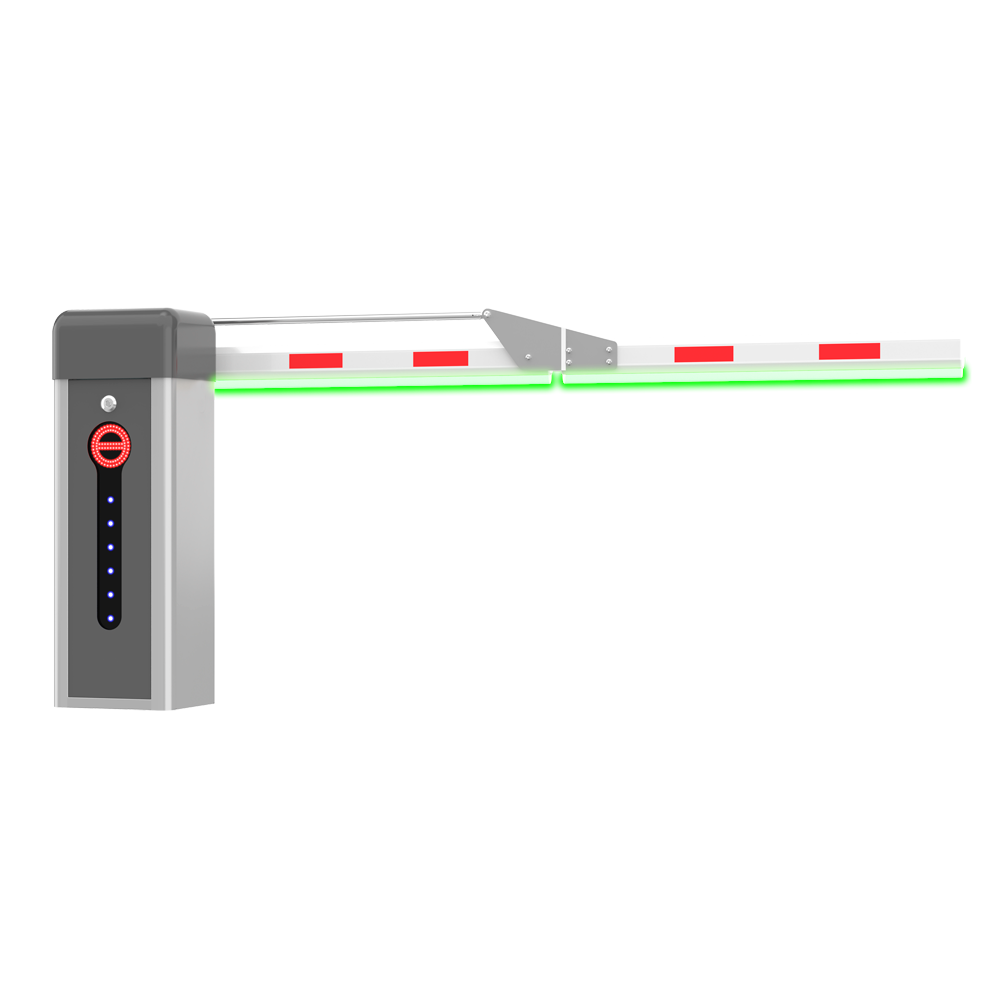 Barriera parcheggio - Braccio angolato a 90º (3 m) - Apertura a sinistra | 5.000.000 cicli - Indicatori LED | Modalità di emergenza - Adatto per esterni IP54