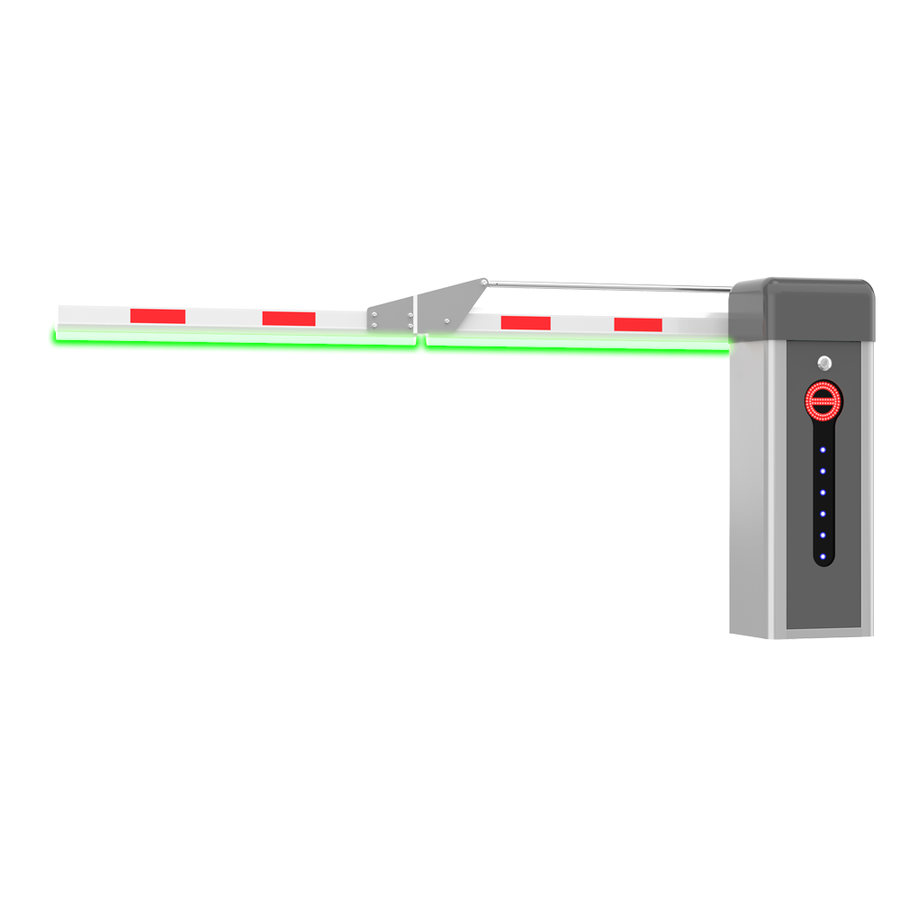 Barriera parcheggio - Braccio angolato a 90º (3 m) - Apertura a destra | 5.000.000 cicli - Indicatori LED | Modalità di emergenza - Adatto per esterni IP54