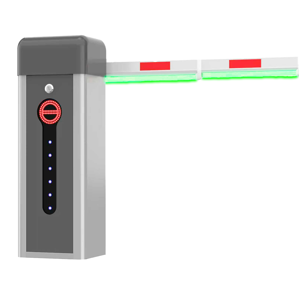 Barriera parcheggio - Braccio telescopico diritto (fino a 6 m) - Apertura a sinistra | 5.000.000 cicli - Indicatori LED | Modalità di emergenza - Adatto per esterni IP54