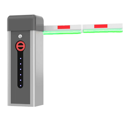 Barriera parcheggio - Braccio telescopico diritto (fino a 6 m) - Apertura a sinistra | 5.000.000 cicli - Indicatori LED | Modalità di emergenza - Adatto per esterni IP54