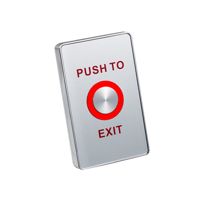 Tasto di uscita - Tipo piezoelettrico con LED - Adatto per esterni IP65 - NO/COM | Superficie - Misure 114 (H) x 70 (l) x 16 (P) mm - Fabbricato in plastica