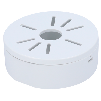 Scatola di giunzione - Per esterni - Installazione a tetto o parete - Passacavo - Plastica - Colore bianco