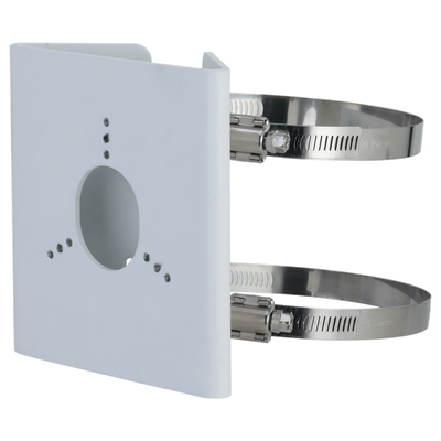 Supporto per palo - Adatto per telecamere bullet - Lega di alluminio - 140 mm (I) x 130