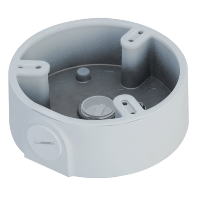 Scatola di giunzione - Per esterni - Installazione a tetto o parete - Passacavo - Lega di alluminio - Colore bianco