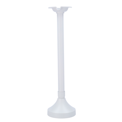 Staffa a soffitto estensibile - Altezza 475-800 mm - Adatto per esterni - Compatibile con XSECURITY - Passacavo - Colore bianco