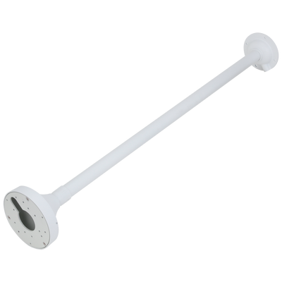 Staffa a soffitto estensibile - Altezza 125.9-815 mm - Adatto per esterni - Compatibile con XSECURITY - Passacavo - Colore bianco