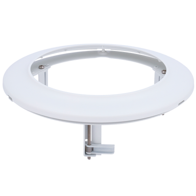 Supporto di arresto - Per telecamere dome - Adatto per esterni - Colore bianco - Resistenza al carico 3 Kg