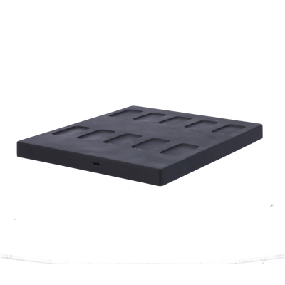 FENIVA | Ricarica simultaneafino a 10 dispositivi GL30MG - Contatti magnetici per un montaggio rapido - Adattatore di alimentazione incluso - Uscita di 5 V e 500 mA per porta - Indicatore LED di alimentazione del dock - Design compatto da tavolo, colo...