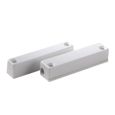 Contatto magnetico FDP - Specifico per superfici in legno - Tecnologia Reed - Sistema di collegamento per terminali - Copertura in pvc ABS - Adatto per interni IP40 - Certificato grado 2