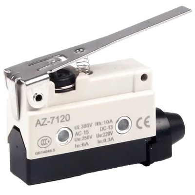 Tamper per rack - Contatto pulito NO/NC/COM - Leva da 77 mm di lunghezza - Realizzato in ABS