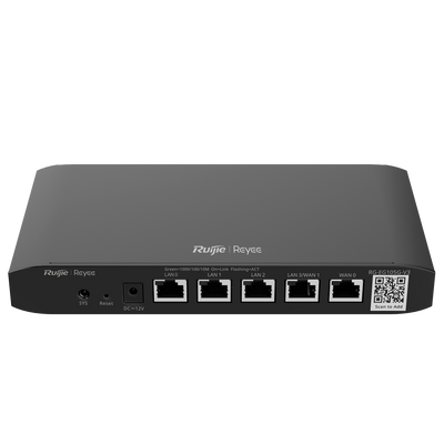 Reyee Router Controller Cloud - 5 Porte RJ45 10/100 /1000 Mbps - Supporta fino a 2 WAN per il failover o il bilanciamento - Fino a 600 Mbps di larghezza di banda - Server VPN IPSec