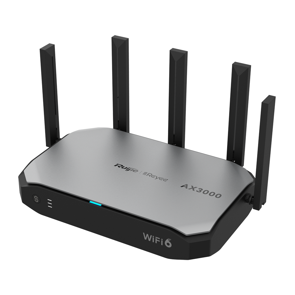 Reyee Router Wi-Fi Cloud con Mesh - Wi-Fi 6 2x2 | 5 Porte RJ45 10/100 /1000 Mbps - Supporta fino a 4 WAN per il failover o il bilanciamento - Fino a 1200 Mbps di larghezza di banda - Server VPN IPSec