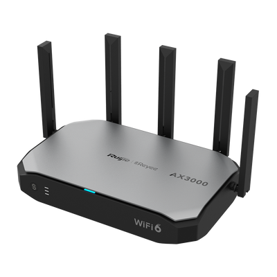 Reyee Router Wi-Fi Cloud con Mesh - Wi-Fi 6 2x2 | 5 Porte RJ45 10/100 /1000 Mbps - Supporta fino a 4 WAN per il failover o il bilanciamento - Fino a 1200 Mbps di larghezza di banda - Server VPN IPSec