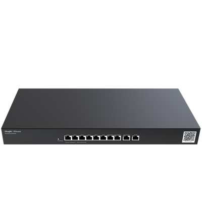 Reyee Router Controller Cloud - 9 Porte  LAN + 1 Porta WAN - 10 Porte RJ45 10/100 /1000 Mbps - Supporta fino a 4 WAN per il failover o il bilanciamento - Fino a 1500 Mbps di larghezza di banda - Server VPN IPSec