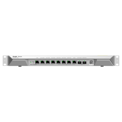Reyee Router Cloud - 8 Porte RJ45 + 2 SFP+ 10Gigabit - Funzioni di base del Firewall  - Supporta fino a 7 WAN per il failover o il bilanciamento - Fino a 3000 Mbps di larghezza di banda - Fino a 700 utenti consigliati