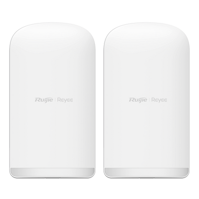Reyee Wireless bridge fino a 867Mpbs - Collegamento wireless fino a 5 km - Frequenza 5.15 GHz 5.85 GHz - Protocollo Proprietario basato su TDMA - IP55