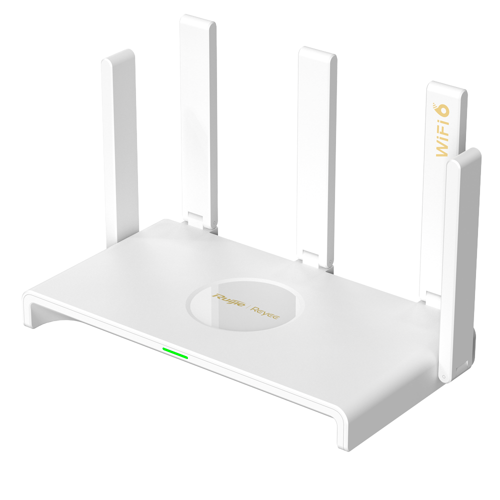 Reyee Router Gigabit Mesh Wi-Fi 6 AX3000 - 5 Porte RJ45 10/100/1000 Mbps - 802.11ax 2x2 e dual-band  2.4 e 5 GHz - Gestione Remota tramite Cloud - Controllo Genitori