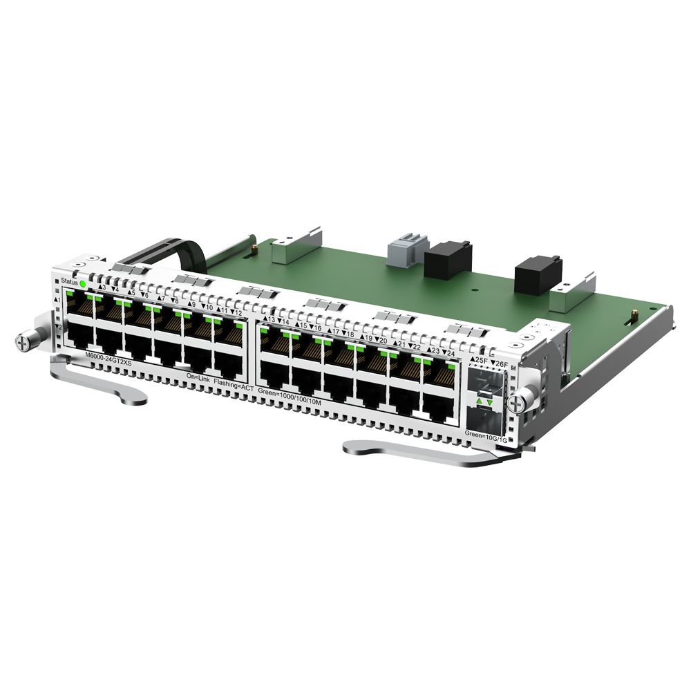 Reyee - Scheda di interfaccia per Switch modulare - Compatibile con RG-NBS6002 - 24GE RJ45 + 2 SFP+10Gbps - Dimensione 1 Slot