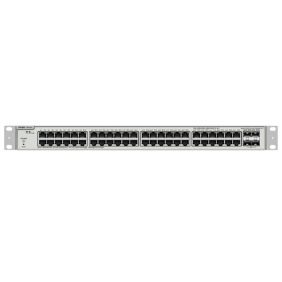 Reyee Switch PoE Cloud Gestibile L2+ - 48 porte PoE + 4 SFP+ - 48 10/100/1000Mbps + 4 SFP+ 10Gb - 30 W per porta 802.3af/at / Massimo 370W - VLAN/Port Isolation/STP/RSTP/ACL/QoS - Static LAG/DHCP Snooping/IGMP Snooping/Port Mirroring