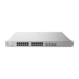 Reyee Switch PoE Cloud Layer  3 - 24 porte PoE RJ45 Gigabit + 4 SFP Gigabit - 30W per porta 802.3af/at / Massimo 370W - Static LAG/DHCP Snooping/IGMP Snooping/Port Mirroring -  VLAN/Porta Isolation/STP/RSTP/ACL/QoS/802.1X - Server DHCP/Rotte ...