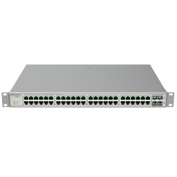 Reyee Switch Hi-PoE Cloud Layer 3 - 48 porte PoE RJ45 Gigabit + 4 SFP+ 10Gb - 40 Porte PoE+ (30W) + 8  Hi-PoE (90W) / 740W - Static LAG/DHCP Snooping/IGMP Snooping/Port Mirroring - VLAN/Porta Isolation/STP/RSTP/ACL/QoS/802.1X - Server DHCP/Ro...
